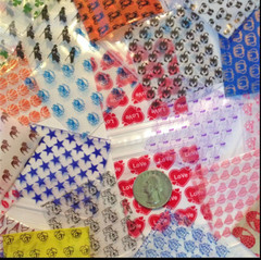 DIME BAGS 1000pc 2″ x 2″ SMELL PROOF – WE CHOOSE STYLES (100pc x 10 packs)