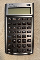 HP 10bll Financial Calculator Excellent Condition W/Original Packaged User Guide