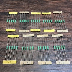 45pcs Pico Fuse Set 5ea 0.5-5.0 AMP Fast Blow 125V Axial Little Fuse Green