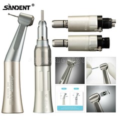 Dental Low Speed Handpiece /Kit Contra Angle Straight Air Motor 2/4Hole YX23