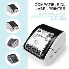 20 Rolls 4X6 Large Paper Shipping Labels DK-1241 for Brother QL-1100 QL-1060N
