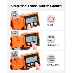 Uimoso Digital Crane Scale 1100 lbs/500 kg Industrial Heavy-Duty Hanging Scale