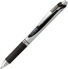 Pentel EnerGel RTX Retractable Liquid Gel Pen, 2 Count (Pack of 1), Black