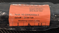 Round Sling 100% Polyester 3ft 5:1 Safety Factor #RS-E5EN2600lbs-3