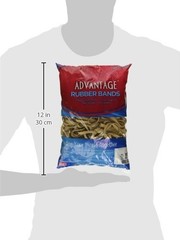 Rubber 26644 Advantage Rubber Bands Size #64, 1 lb Bag Contains Approx. 320 B…