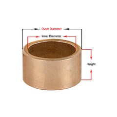 Self-lubricat Bronze Bushing Bearing Sleeveing Oily Sleeve Bearing – All Sizes
