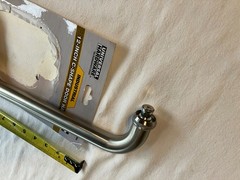 Universal Hardware UH40094 Industrial 12” C-Shape Door Pull Handles, Stainless S
