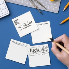 Funny Sticky Note for Work Adults normal, White