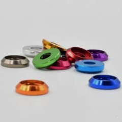 10Pcs Countersunk Washers Fairing Fender Washer M2 M3 M4 M5 M6M8 Aluminium Alloy