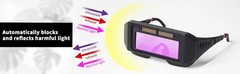 For Welding Welder Glasses Helmet Auto Darkening Solar Mask Goggles Eyes Protect