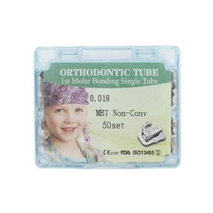 Dental Orthodontic Buccal Tubes 0.018 Roth MBT Tubos De Ortodoncia 1st 2nd Molar