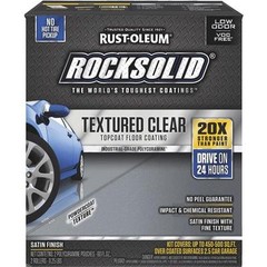 Rust-Oleum RockSolid 60 Oz Textured Topcoat Clear Floor Coating Kit 317382