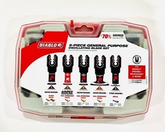 DIABLO DOU5SPC 5 Piece Universal Fit General Purpose Oscillating Blade Set (New)