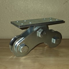 2″ Groove Wheel U-Shaped Sliding Gate Caster Heavy Duty for Sliding Gate