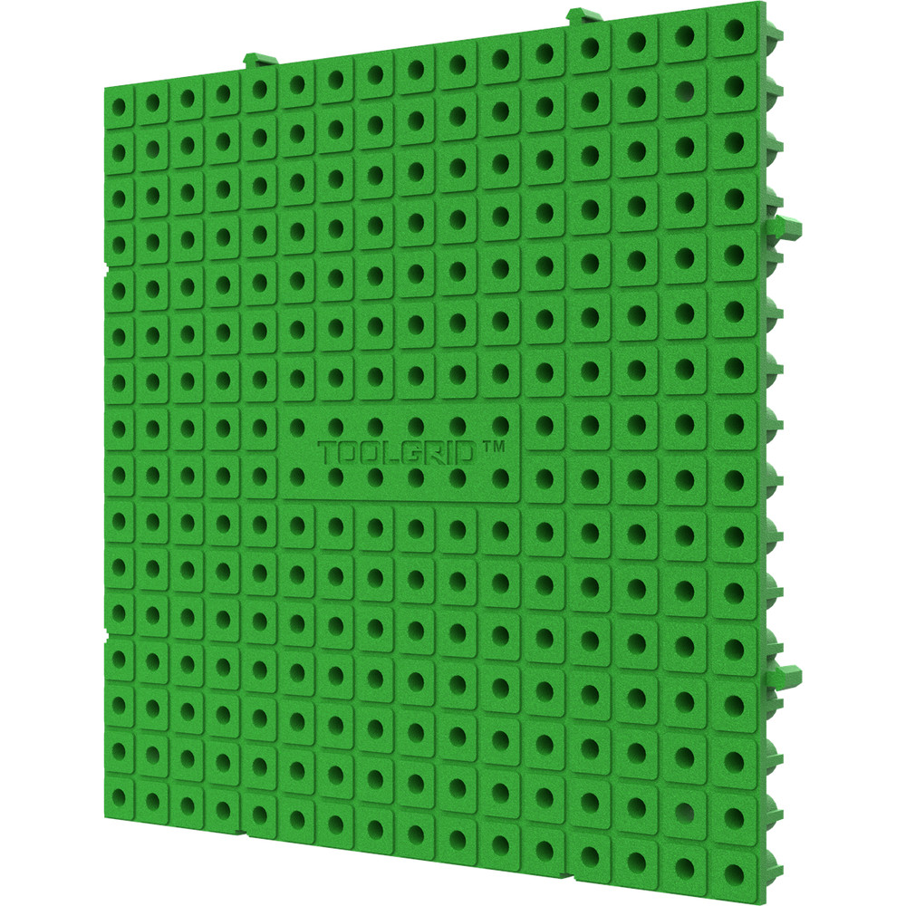 52021Toolgrid TGB-6X6 Modular Board 16pc Pack – Green