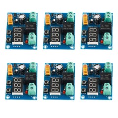 6PCS XH-M609 DC Voltage Protection Module Low Voltage Disconnect Switch Cut off