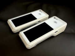 Clover Flex 2 White POS – Lot of 2 – Factory Reset – Protective Grip Case