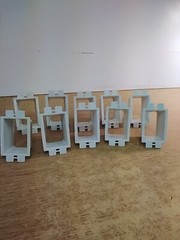 Lot Of 10 Arlington BE1 Single Gang Box Extenders, Extends 1″ – 1-1/2″ , White
