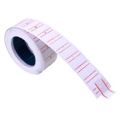 20 Rolls 600pcs White Price Tag Sticker Gun Labels Refill For MX 5500 w/ 2 ink