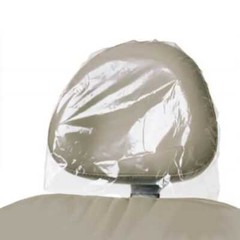 BriteDent Headrest Covers, 10″ x 14″, Clear Plastic, 250/Pk