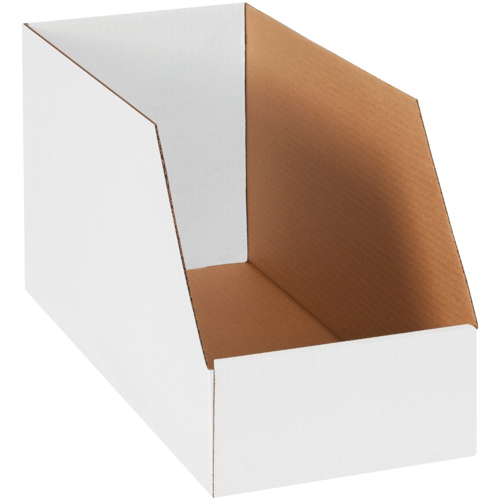BOX USA Shipping Boxes Medium 6″L x 18″W x 10″H 8″L x x 10″H, White