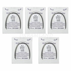10 Packs Dental Super Elastic Niti Rectangular Arch Wire Ovoid Form 16*16 Upper