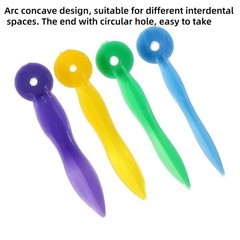 Mixed Disposable Plastic Wave Shape Dental Tooth Gap Composite Interdental Wedge