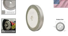 Diamond Grinding Wheel 3 Inch 150 Grit for Tungsten Glass Ceramic Fine Abrasive