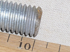 5/8″-11 THREAD x 10″ INCH LENGTH FULL FULLY THREADED ROD STUD BOLT STEEL ZINC PL