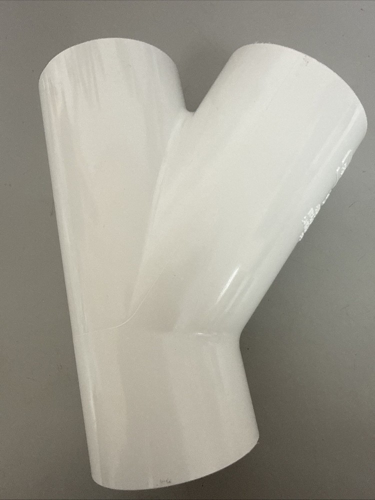 Spears 475-020 2” PVC Wye Fitting Sch 40 Slip x Slip x Slip White USA