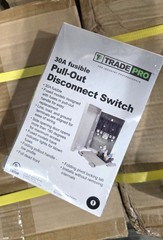 (10 PACK) TRADE PRO – 30 AMP Fusible Disconnect, TP-30AMP (NEW)