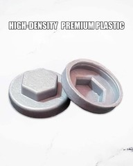 400 Pcs Metal Roof Screw Caps, UV Resistant Plastic Covers – Silver Gray