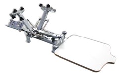 4 Color 1 Station Screen Printing Press Screen Printer Table Printing Equipment