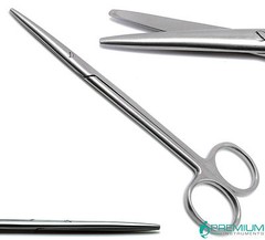 Scissors Straight & Curved Metzenbaum Blunt 6″ Kelly Sharp 7″ Surgical Set of 4