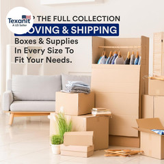 Moving Boxes Medium 18″L X 14″W X 12″H 10-Pack | Corrugated Cardboard Box for Sh
