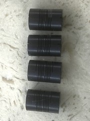 Lot Of 4 1/4″ x 1/4″ Flexible Shaft Coupling Ballscrew Clamp Style Coupler