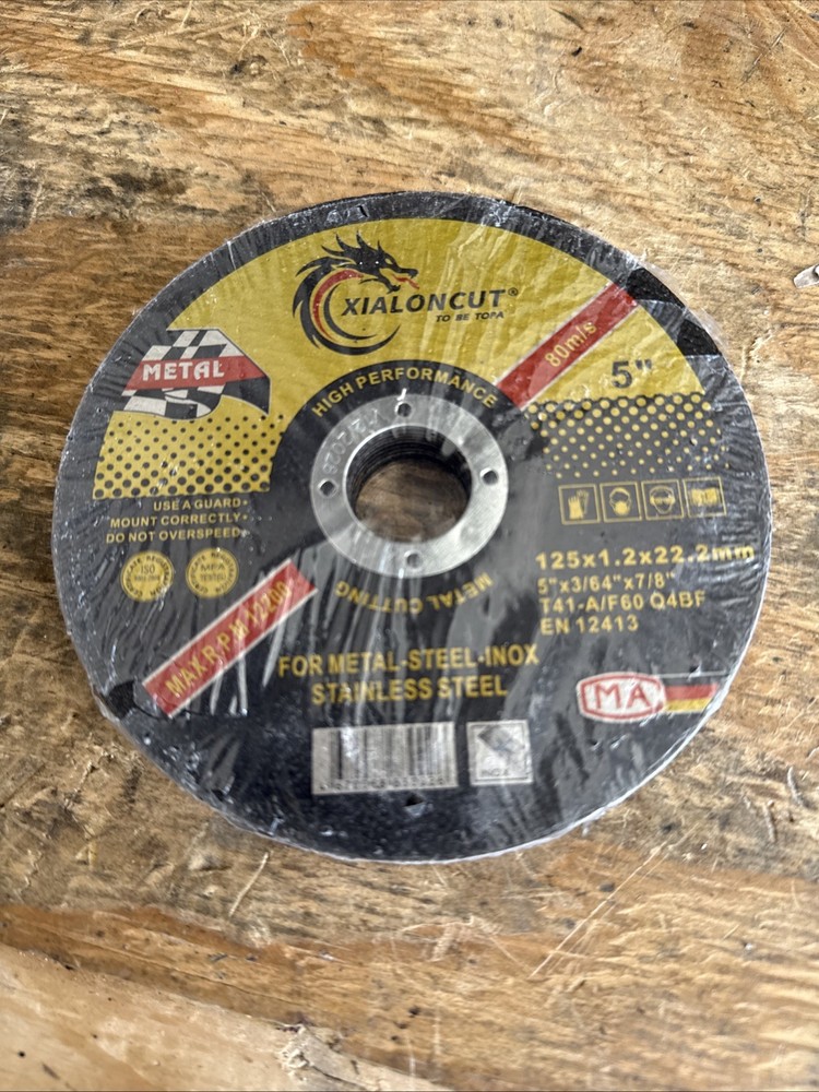 ( QTY 30 ) XIALONCUT 125×1.2×22.2mm Steel Cutting Disc for Stainless Cutting