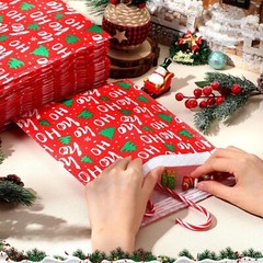 50 Pcs Christmas Poly Bubble Mailers Christmas Padded Envelopes 8.27 x 9.45 Inch