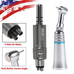 1-5*Dental Contra Angle handpiece Fit FG1.6mm Friction Bur /Air Motor 4 Hole Or