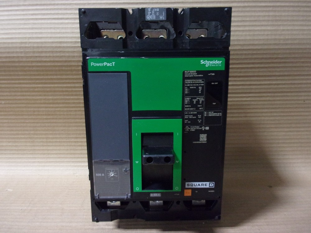 NEW NO BOX Square D MJP MJP36600 3 Pole 600 Amp 600V Circuit Breaker PowerPact