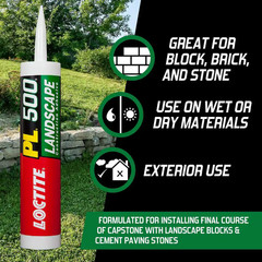 PL 500 10 Oz. Landscape Block Adhesive (2-Pack)