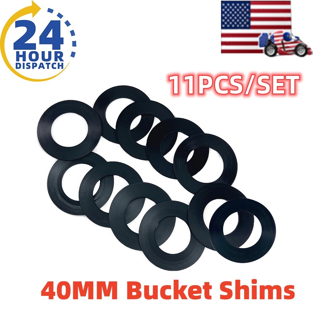 40MM Excavator Bucket Pin Shims For Skid Steer Cat Kubota Deere Komatsu Terex