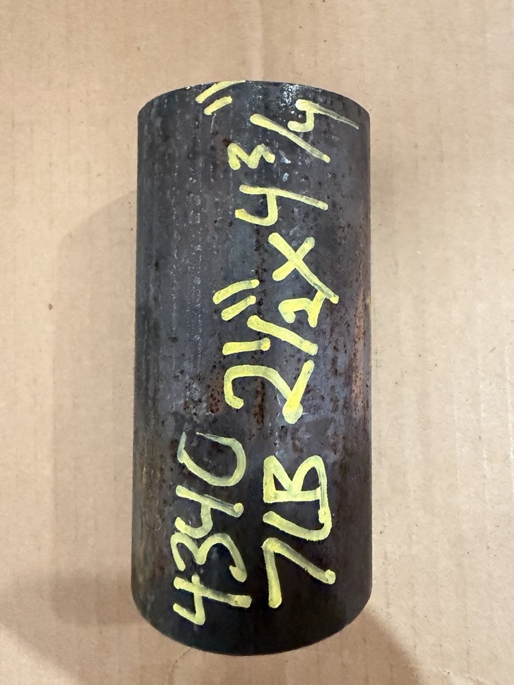 Alloy Steel Round Bar 4340-Hot Rolled Heat Treated 2 1/2” x ~4 3/4” – One Piece