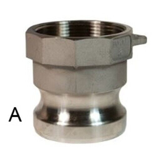 DIXON 200-A-SS Dixon Cam & Groove Type A Adapter x Female NPT, 316 Stainless