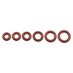 180 Pcs O-Ring Brown Metric FKM O-Ring Kit Fit High Heat Applications with Box