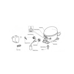 NUT70NR Compressor For Commercial Refrigerator&Freezer ETL Listed
