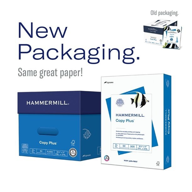 Hammermil Xerox MultiUse Copy Paper, Letter Size Bright White Case Of 10 Reams