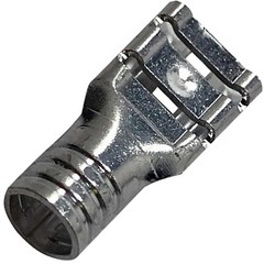 (100) 8 Gauge Non Insulated Female Quick Disconnect .250 Wire Terminal Connector