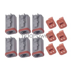 US Deutsch DT Connector Plug Kit 1750PCS With Crimp Tool Automotive #DT-KIT3-TR