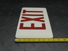 Lighted Exit Sign LED 12in x 8in Lighting White Replacement 1005 190 230